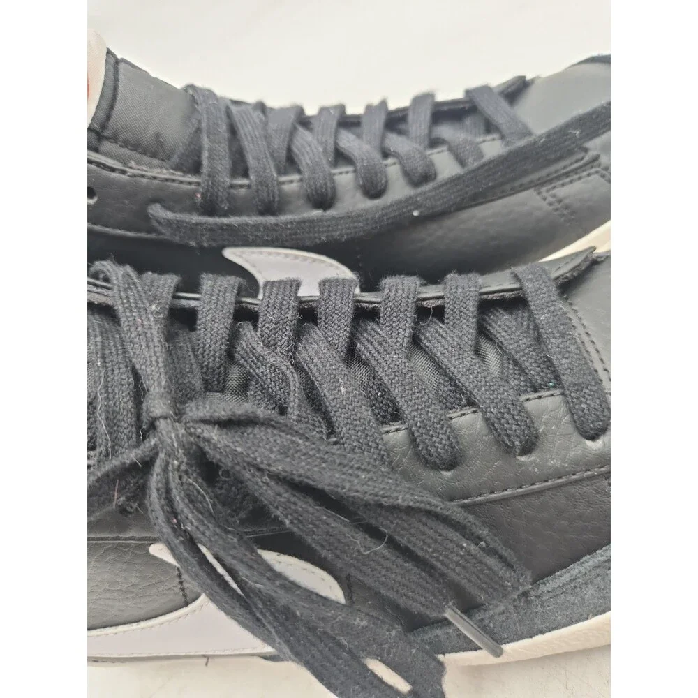 Nike Blazer '77 Vintage Mid Black Sail Size 10.5 Preowend Read Description